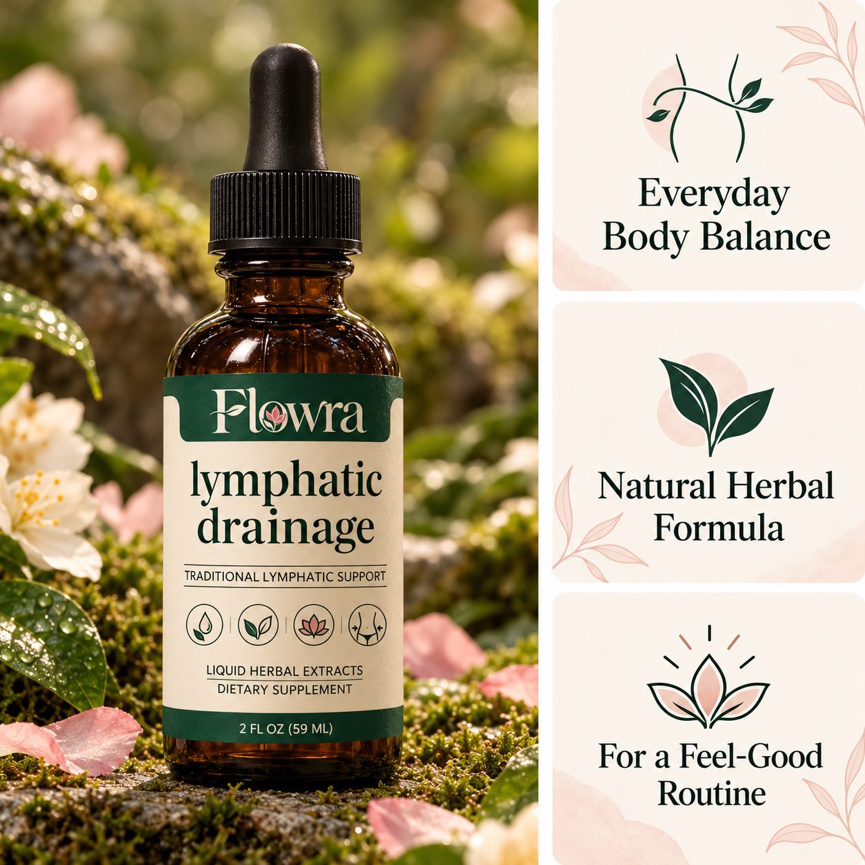 Flowra Lymphatic Drainage Drops