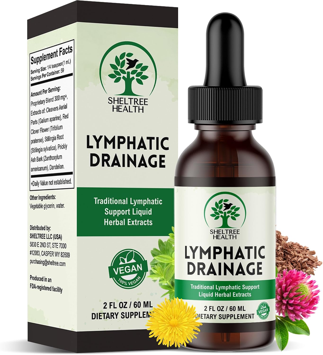 SHELTREE HEALTH Lymphatic Drainage Drops